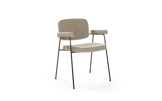 Professionele bekleding voor een compacte designkruk met tijdloze uitstraling